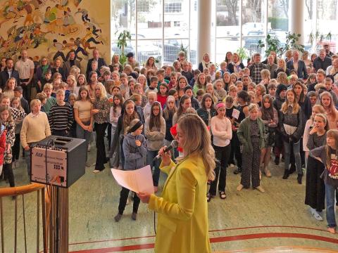 Melaskóli school closing ceremony