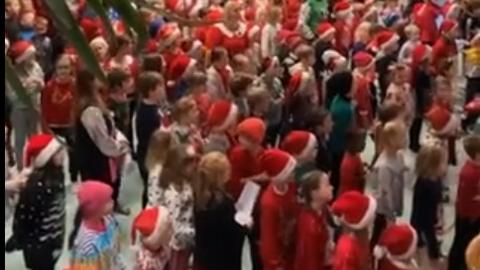 Christmas sing-along